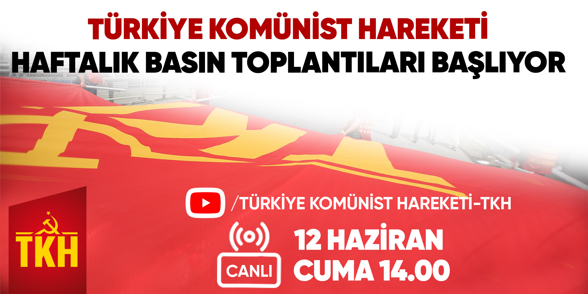 Türkiye Komünist Hareketi Haftalık Basın Toplantıları başlıyor